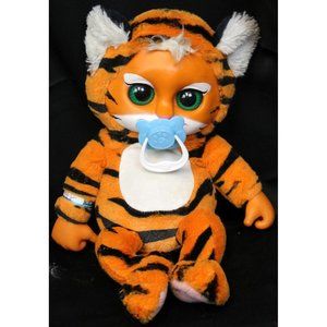 Jakks Pacific Toys Animal Babies Nursery 15" Tiger Baby Doll Plush Makes Sounds